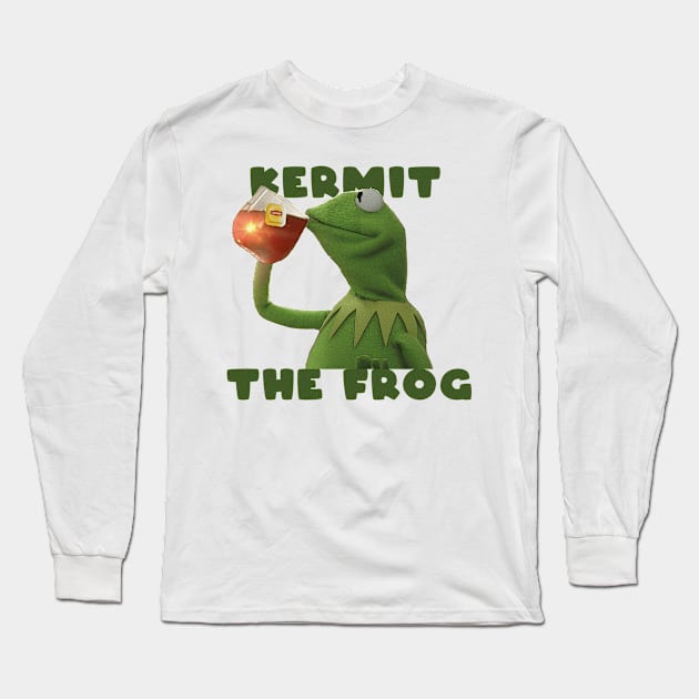 Kermit the Frog Long Sleeve T-Shirt by lazymost